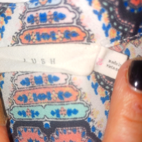 Lush Women's Blouse sz XL - Picture 6 of 6